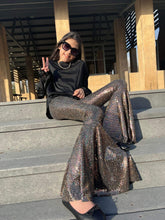 Sequin Bell Bottom Pants for Toddlers