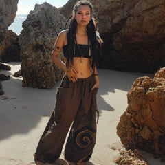Harem Pants with Adjustable Length for Men and Women