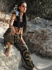 Harem Pants with Adjustable Length for Men and Women