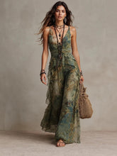 Women's Halter Neck Maxi Dress