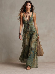 Women's Halter Neck Maxi Dress