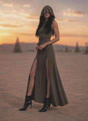 Hooded Maxi Dress