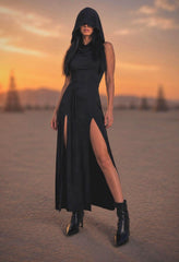 Hooded Maxi Dress