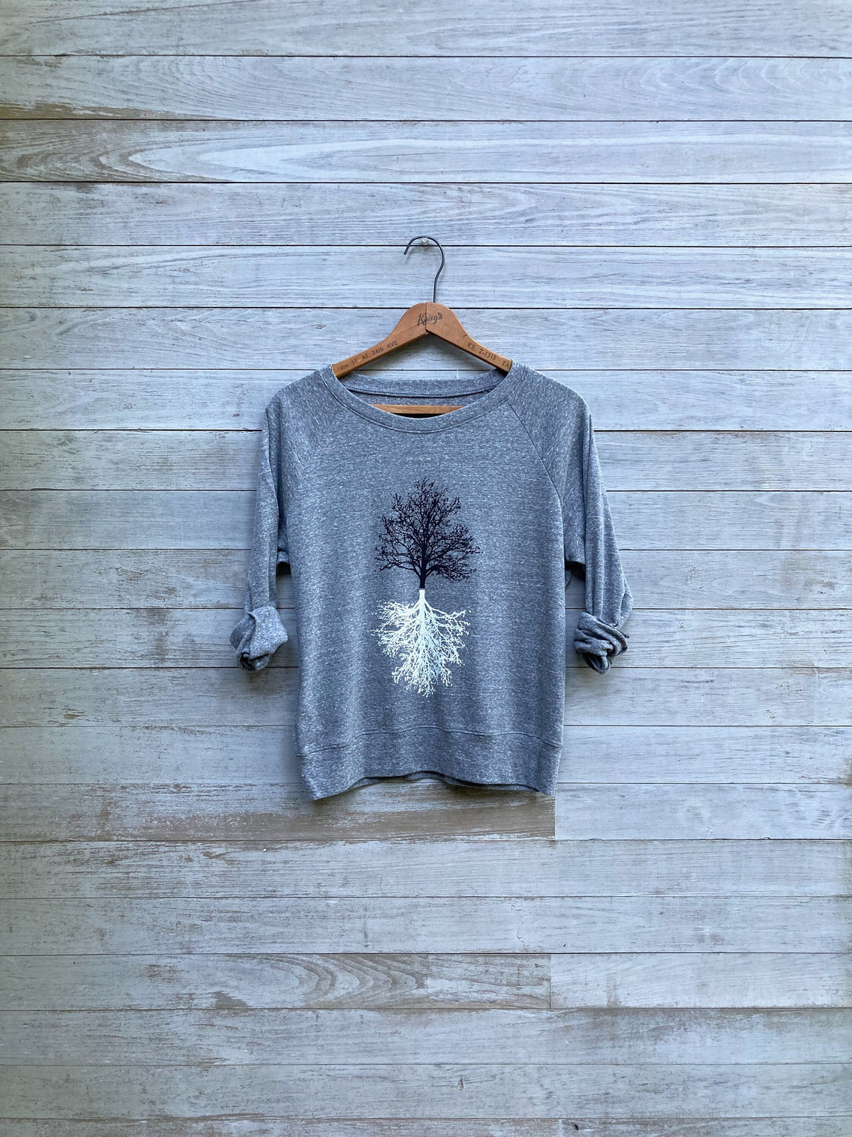 Shadow Tree Pullover: Lightweight Slouchy Shirt