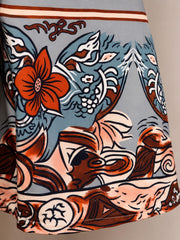 Boho Floral Bell Bottom Jeans